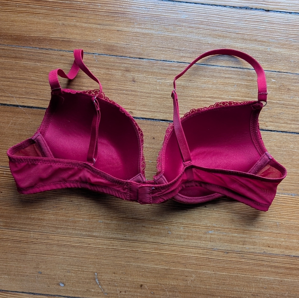 Red Lace Bra - Picture 5 of 8